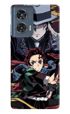 Demon Slayer Moto Edge 50 Fusion Hard Case Back Cover by Casekaro