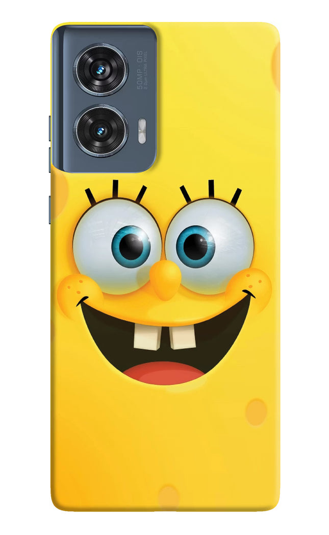 Sponge 1 Moto Edge 50 Fusion Hard Case Back Cover by Casekaro