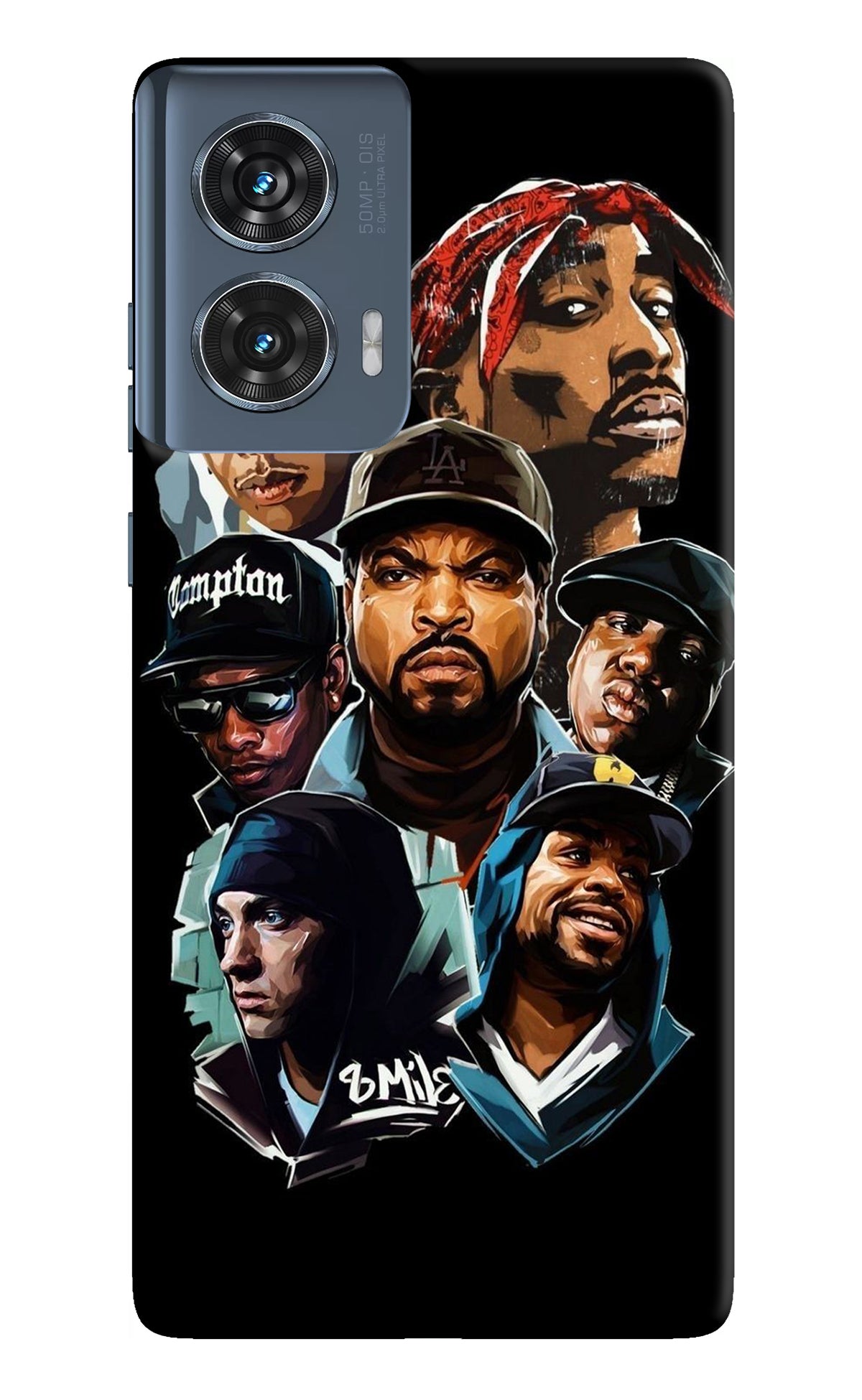 Rappers Moto Edge 50 Fusion Back Cover