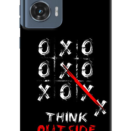 Think out of the BOX Moto Edge 50 Fusion Hard Case Back Cover by Casekaro
