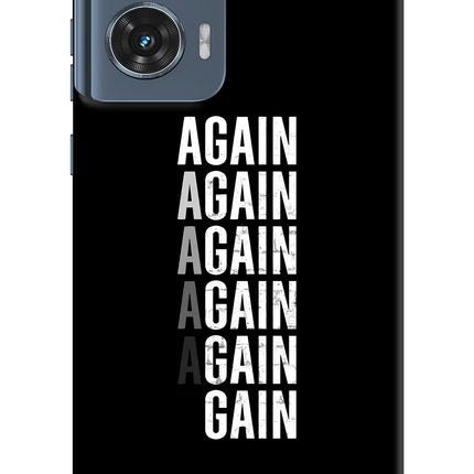 Again Again Gain Moto Edge 50 Fusion Hard Case Back Cover by Casekaro
