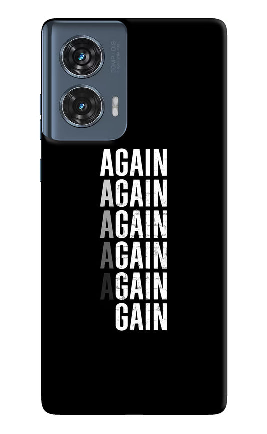 Again Again Gain Moto Edge 50 Fusion Hard Case Back Cover by Casekaro