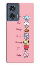BTS names Moto Edge 50 Fusion Hard Case Back Cover by Casekaro