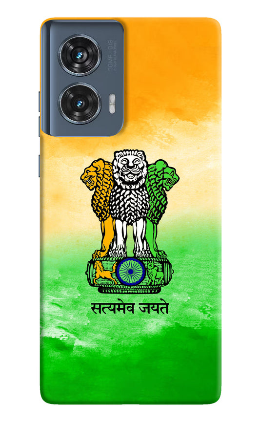 Satyamev Jayate Flag Moto Edge 50 Fusion Hard Case Back Cover by Casekaro