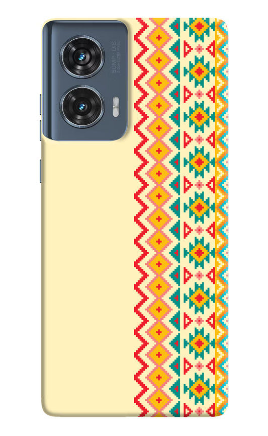 Ethnic Seamless Moto Edge 50 Fusion Hard Case Back Cover by Casekaro