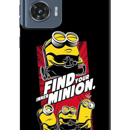 Find your inner Minion Moto Edge 50 Fusion Hard Case Back Cover by Casekaro