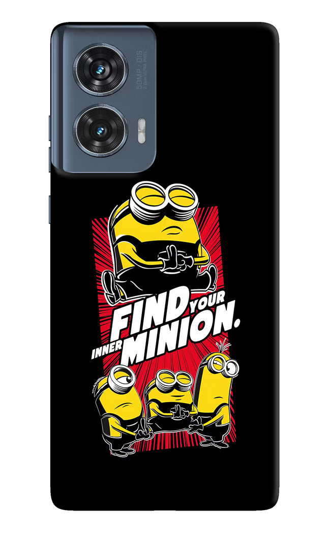 Find your inner Minion Moto Edge 50 Fusion Hard Case Back Cover by Casekaro