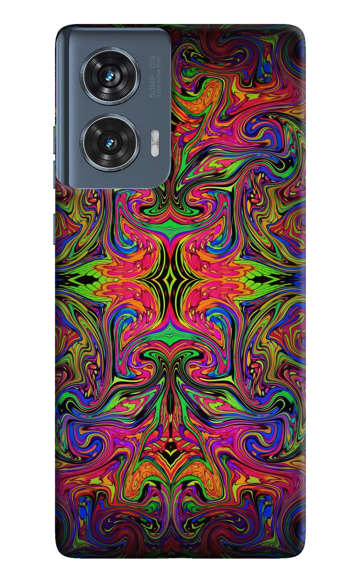 Psychedelic Art Moto Edge 50 Fusion Back Cover