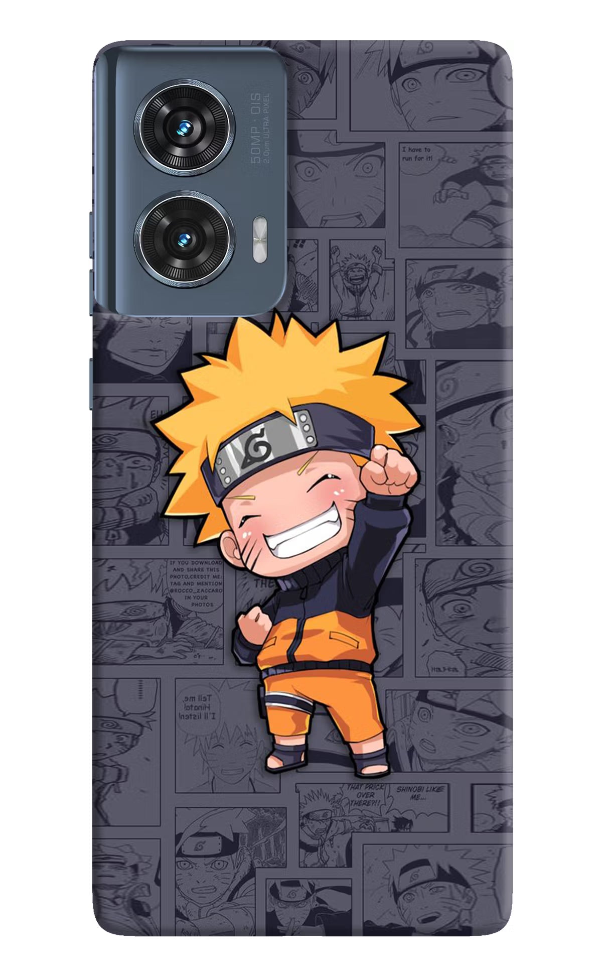 Chota Naruto Moto Edge 50 Fusion Hard Case Back Cover by Casekaro