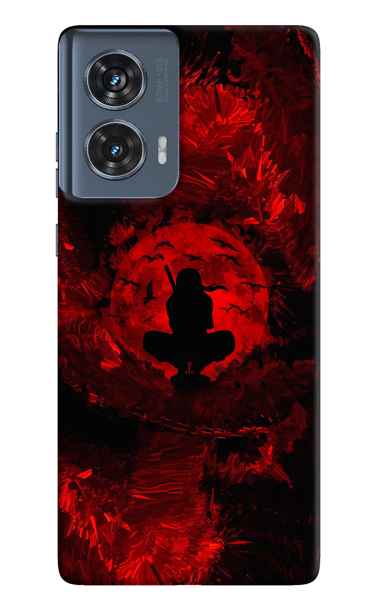 Itachi Uchiha Moto Edge 50 Fusion Hard Case Back Cover by Casekaro
