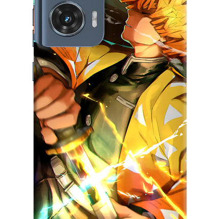 Demon Slayer Moto Edge 50 Fusion Hard Case Back Cover by Casekaro