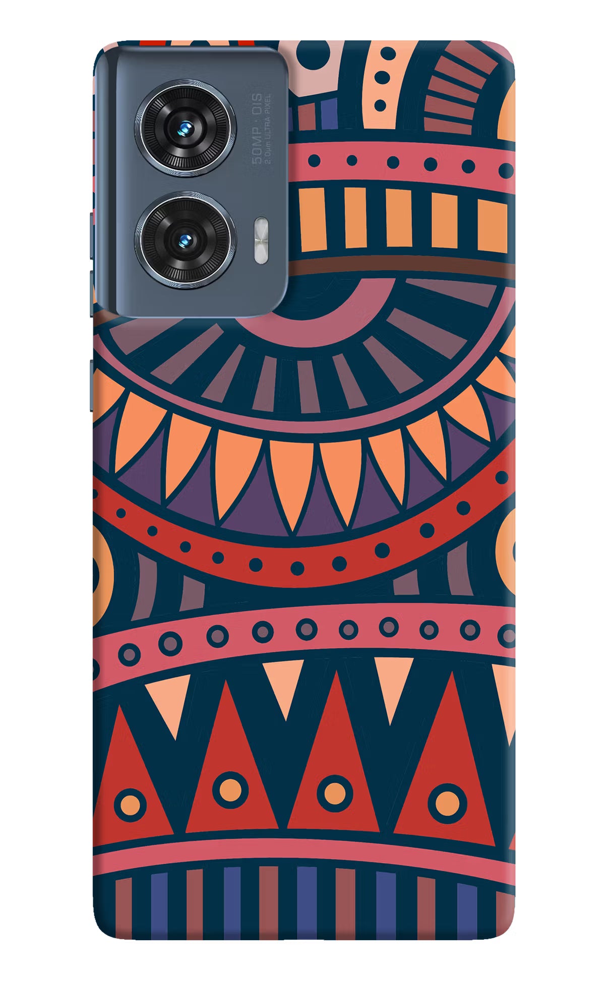 African Culture Design Moto Edge 50 Fusion Hard Case Back Cover by Casekaro