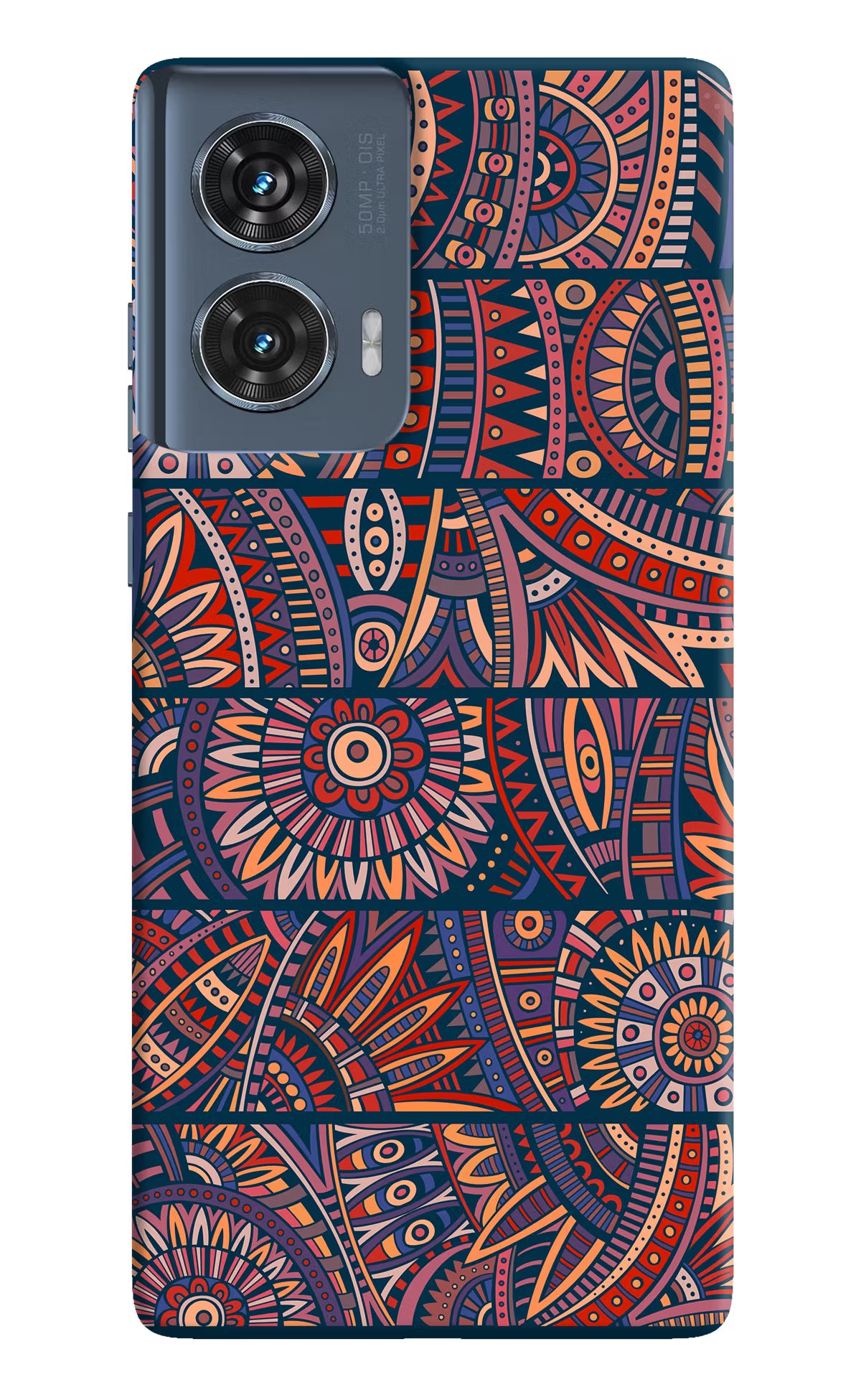 African Culture Design Moto Edge 50 Fusion Hard Case Back Cover by Casekaro