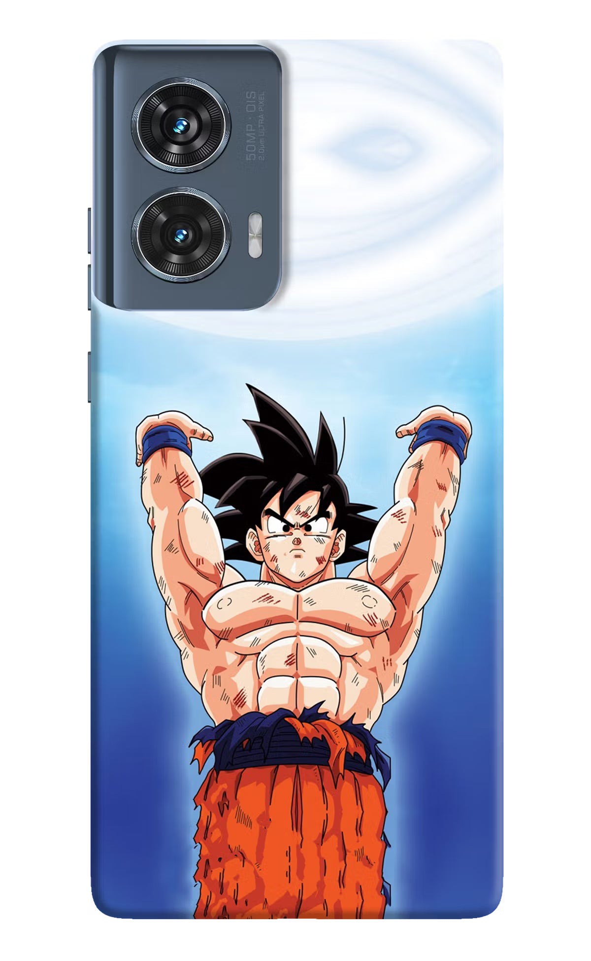Goku Power Moto Edge 50 Fusion Hard Case Back Cover by Casekaro