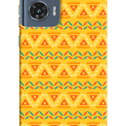 Tribal Pattern Moto Edge 50 Fusion Hard Case Back Cover by Casekaro