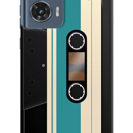 Cassette Moto Edge 50 Fusion Hard Case Back Cover by Casekaro