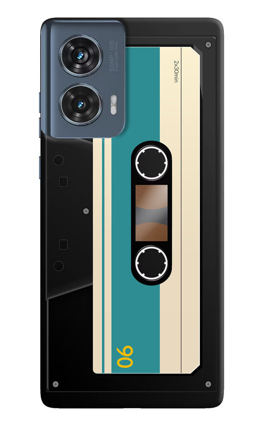 Cassette Moto Edge 50 Fusion Hard Case Back Cover by Casekaro