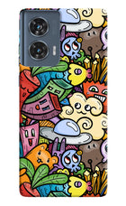 Veggie Doodle Moto Edge 50 Fusion Hard Case Back Cover by Casekaro