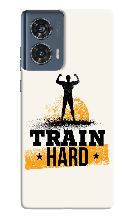 Train Hard Moto Edge 50 Fusion Hard Case Back Cover by Casekaro