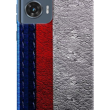 BMW Stripes Moto Edge 50 Fusion Hard Case Back Cover by Casekaro