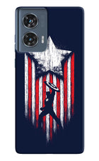 Captain America Marvel Art Moto Edge 50 Fusion Hard Case Back Cover by Casekaro