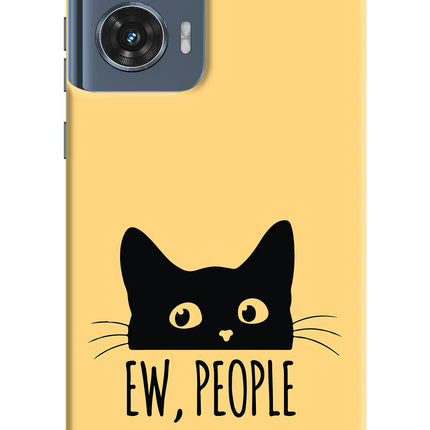 Ew People Catitude Moto Edge 50 Fusion Hard Case Back Cover by Casekaro