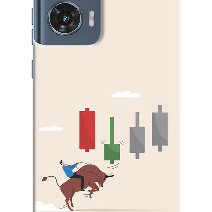 Bull Trading Momentum Moto Edge 50 Fusion Hard Case Back Cover by Casekaro