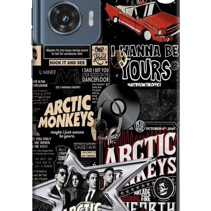 Arctic Monkeys Moto Edge 50 Fusion Hard Case Back Cover by Casekaro