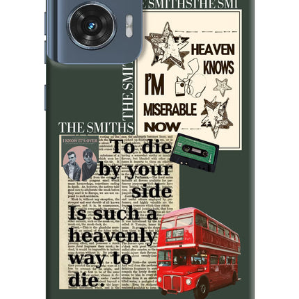 The Smiths Moto Edge 50 Fusion Hard Case Back Cover by Casekaro