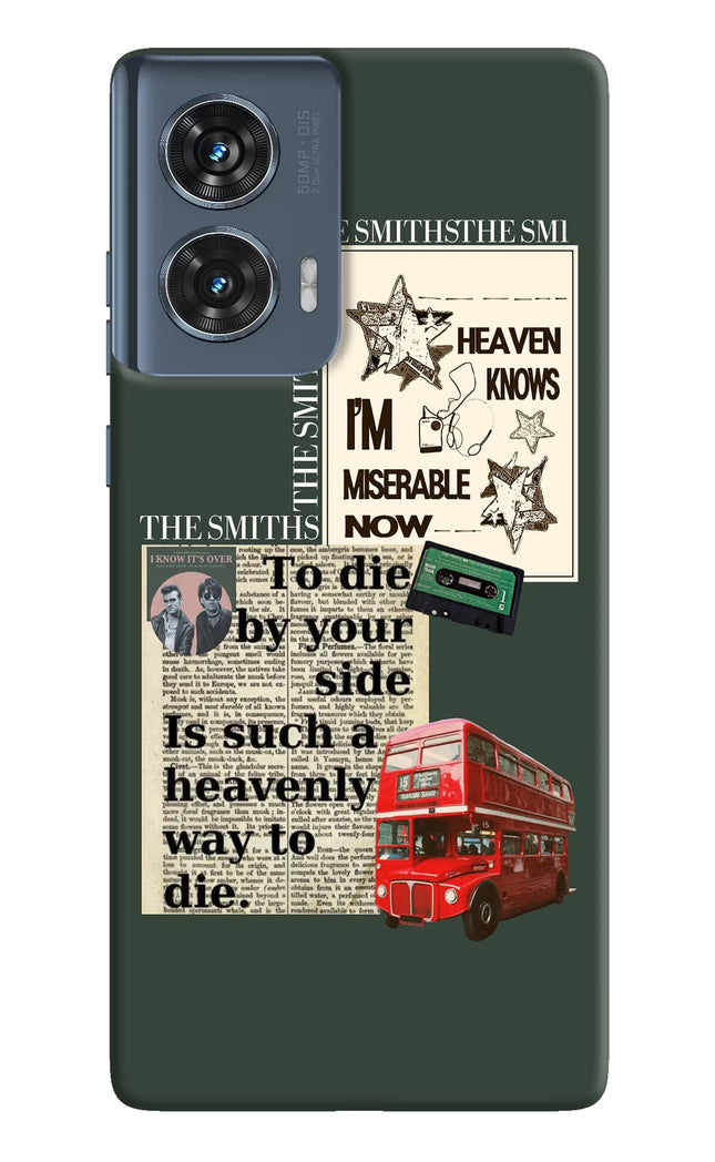 The Smiths Moto Edge 50 Fusion Hard Case Back Cover by Casekaro