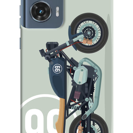 Classic Cafe Racer 99 Moto Edge 50 Fusion Hard Case Back Cover by Casekaro