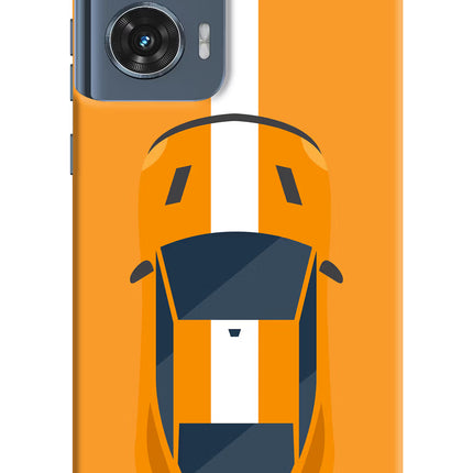 Highway Pursuit Moto Edge 50 Fusion Hard Case Back Cover by Casekaro