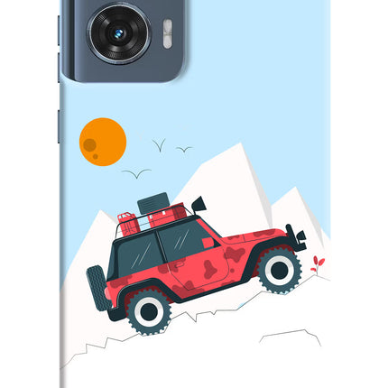 Mountain Trail Beast Moto Edge 50 Fusion Hard Case Back Cover by Casekaro