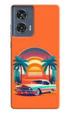 Palm Drive 80s Moto Edge 50 Fusion Hard Case Back Cover by Casekaro