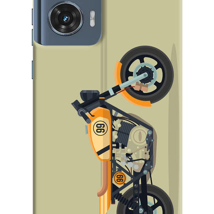 Vertical Speedster Moto Edge 50 Fusion Hard Case Back Cover by Casekaro