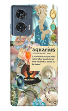 Aquarius Zodiac Moto Edge 50 Fusion Hard Case Back Cover by Casekaro