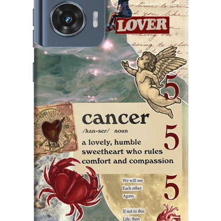 Cancer Zodiac Moto Edge 50 Fusion Hard Case Back Cover by Casekaro