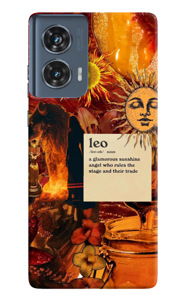 Leo Zodiac Moto Edge 50 Fusion Hard Case Back Cover by Casekaro