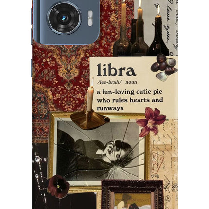 Libra Zodiac Moto Edge 50 Fusion Hard Case Back Cover by Casekaro