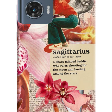Sagittarius Zodiac Moto Edge 50 Fusion Hard Case Back Cover by Casekaro