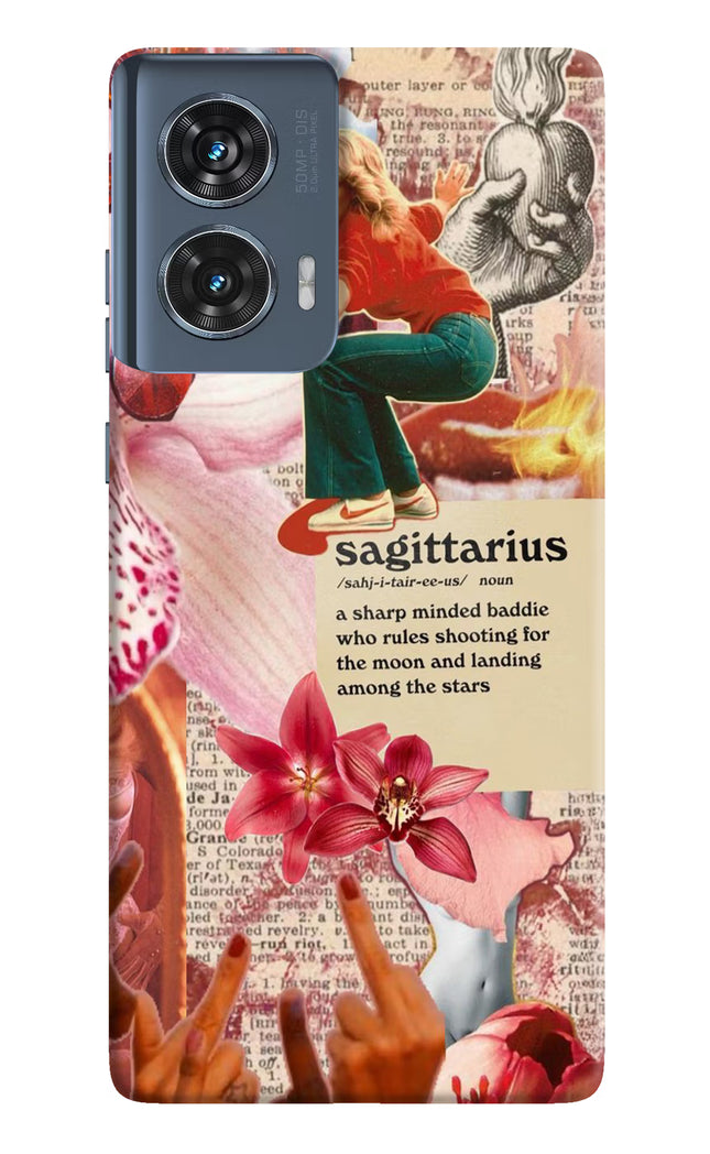 Sagittarius Zodiac Moto Edge 50 Fusion Hard Case Back Cover by Casekaro