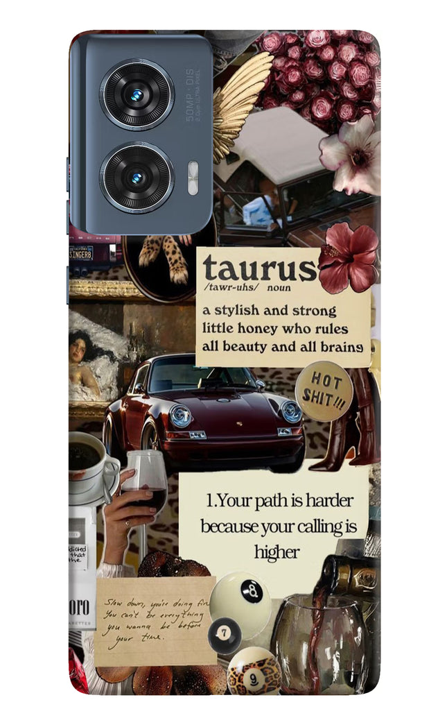 Taurus Zodiac Moto Edge 50 Fusion Hard Case Back Cover by Casekaro