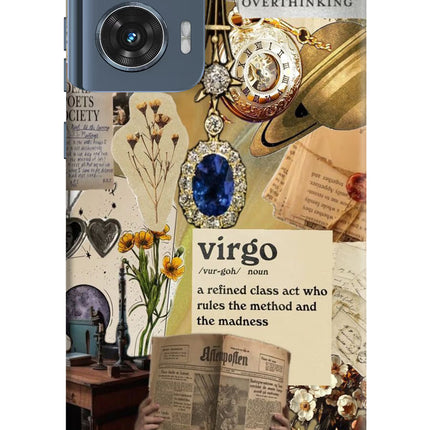 Virgo Zodiac Moto Edge 50 Fusion Hard Case Back Cover by Casekaro