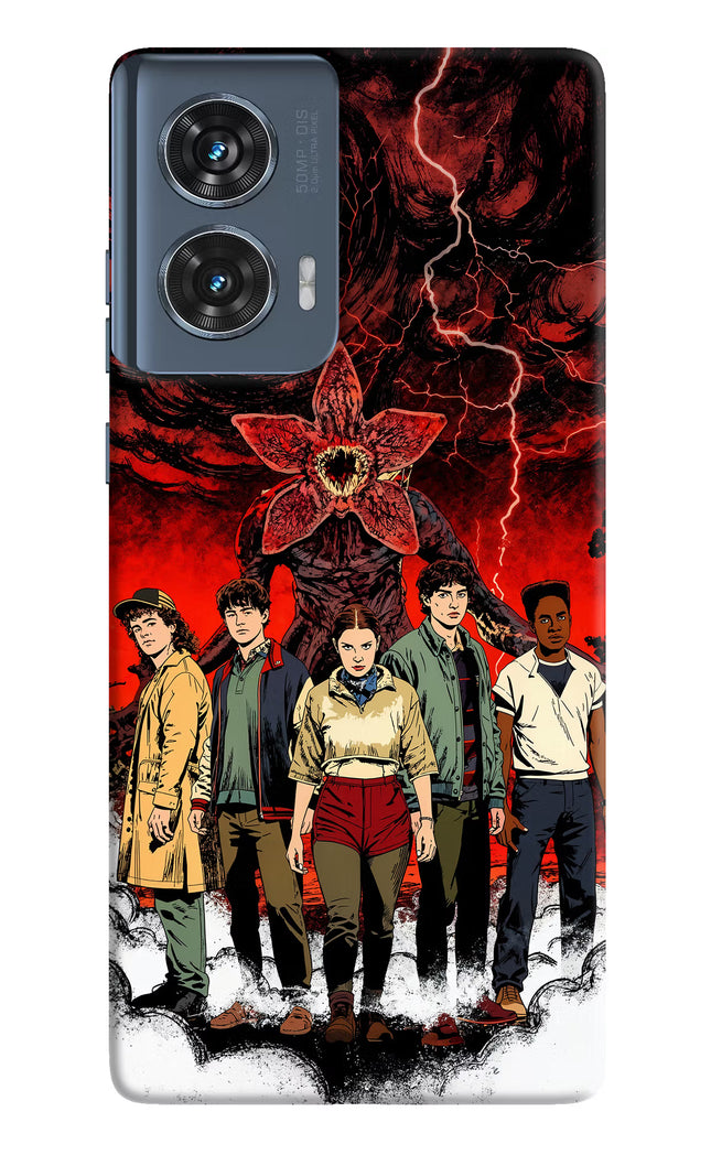 Ordinary Things Characters Moto Edge 50 Fusion Hard Case Back Cover by Casekaro