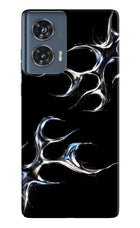 Chrome Tribal Moto Edge 50 Fusion Hard Case Back Cover by Casekaro