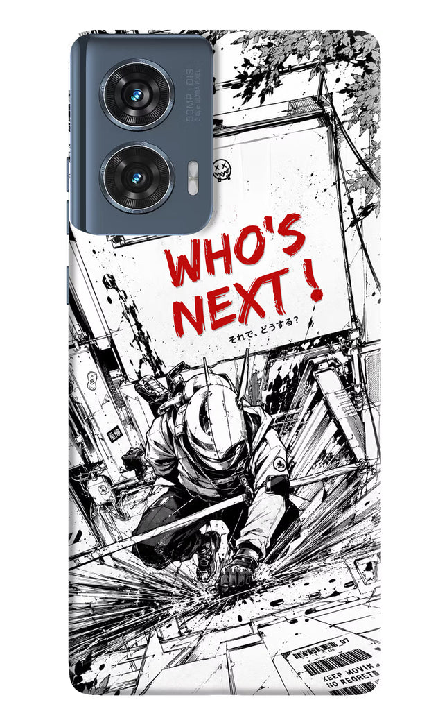 Who's Next Moto Edge 50 Fusion Hard Case Back Cover by Casekaro