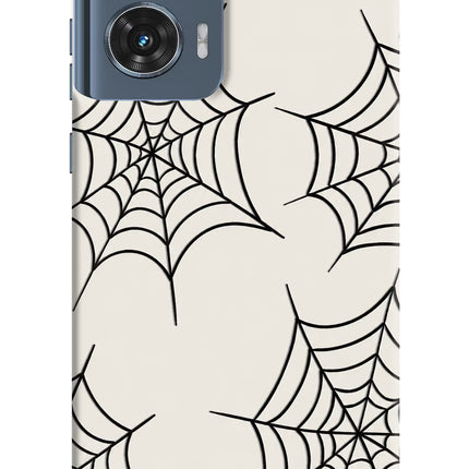 Spider Web Moto Edge 50 Fusion Hard Case Back Cover by Casekaro
