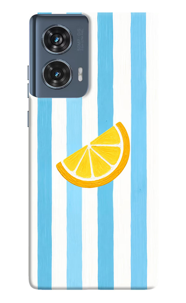 Summer Lemon Moto Edge 50 Fusion Hard Case Back Cover by Casekaro