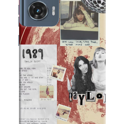 Taylor Swift Moto Edge 50 Fusion Hard Case Back Cover by Casekaro
