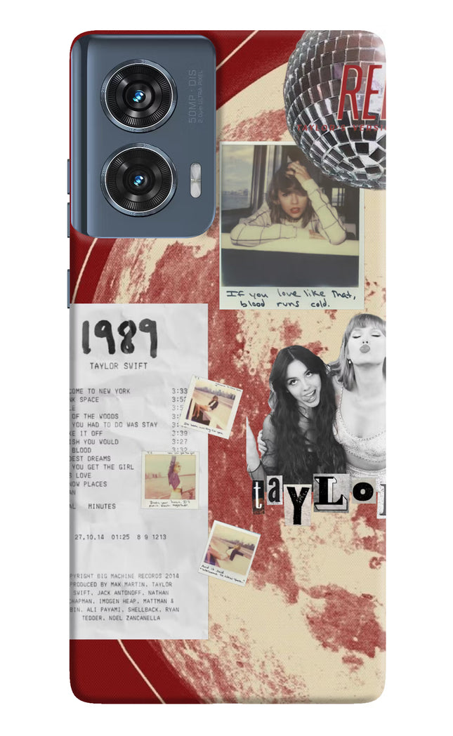 Taylor Swift Moto Edge 50 Fusion Hard Case Back Cover by Casekaro